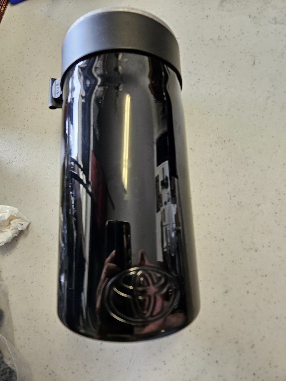 2024-2026 Toyota TACOMA Black Chrome Exhaust Tip OEM Toyota PT932-34221-02
